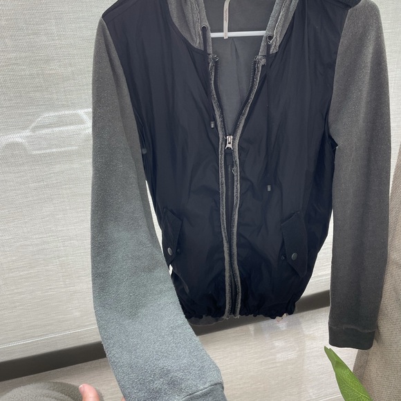 Free people bomber / sweatshirt mixed jacket - Picture 2 of 5